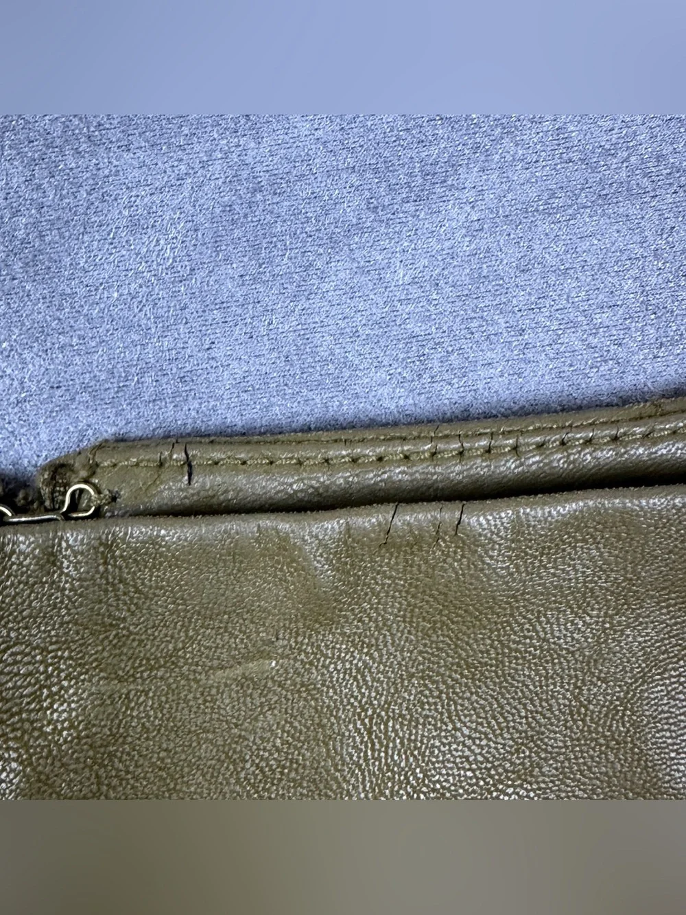 Free People Modern Femme Faux Leather Mini Skirt Olive Green Size 2